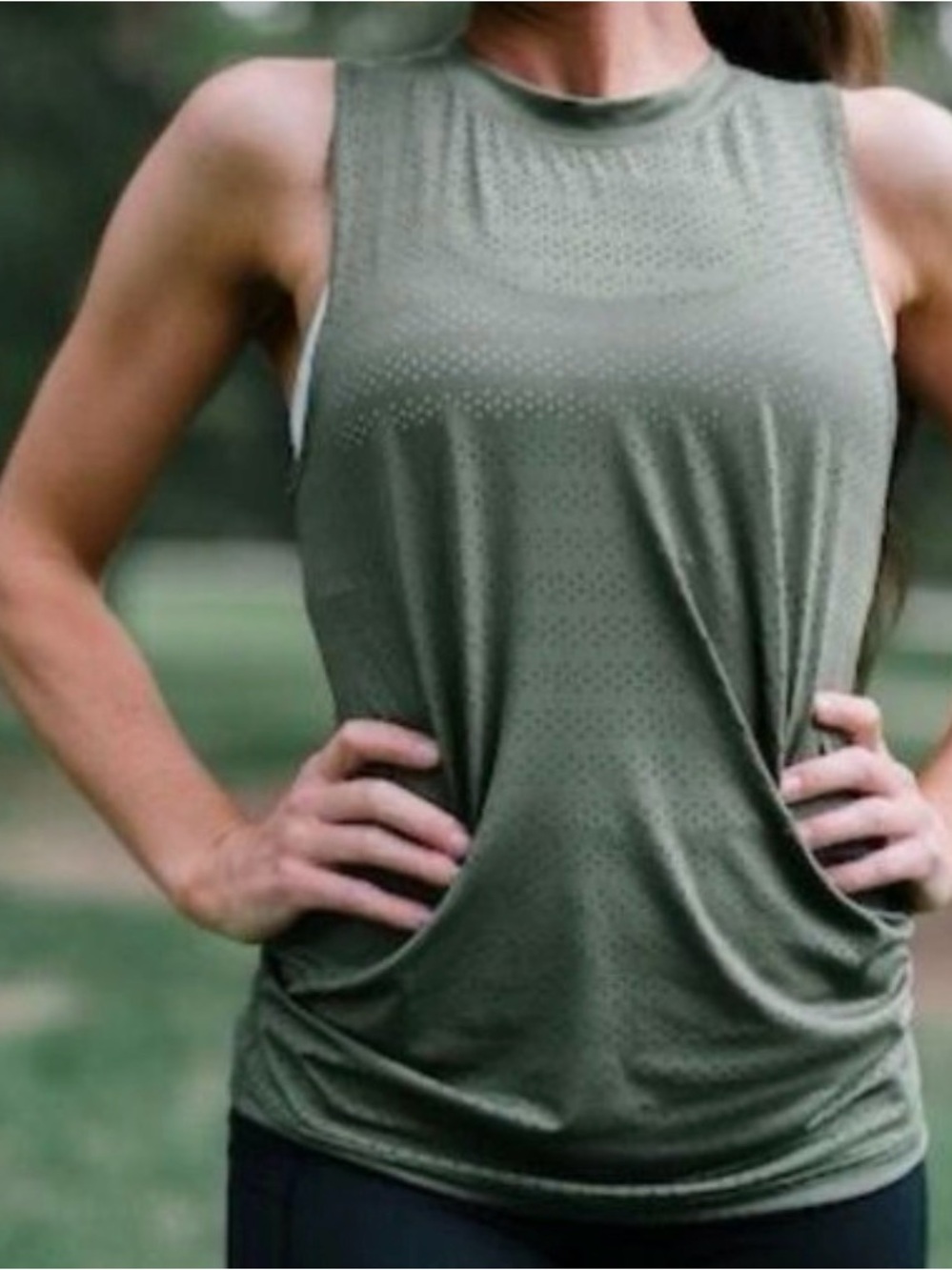Zyia Olive Chill Tank